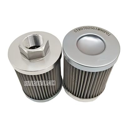 Lebensmittelgeschäft Glasfaserkernkomponenten Ersetzen Industriegeräte Ölsaugfilterelement STR0702SG1M90P01