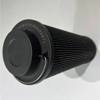 Glasfaserkernkomponenten Edelstahlklappfilter für Hydrauliköl LXY-143400/80
